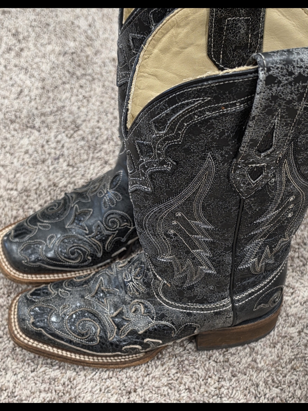 Corral Python Inlay Boots - Picture 2 of 6